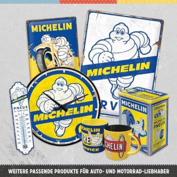 MICHELIN SERVICE PLATE 30X40 cm Nostalgic Art RETRO