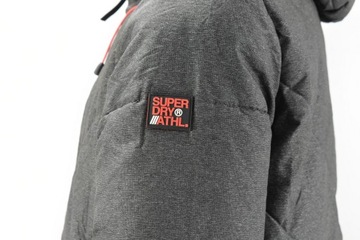 SUPERDRY JACKET KURTKA CIEPŁA BLACK polar ocieplenie r. L-XL