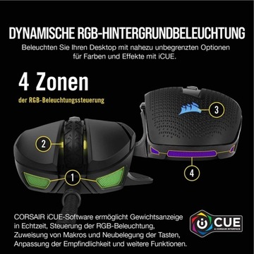 Mysz gamingowa Corsair Ironclaw Wireless