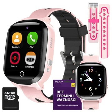 Smartwatch Zegarek Dla Dzieci SIM Aparat Telefon Gry Odtwarzacz Muzyki