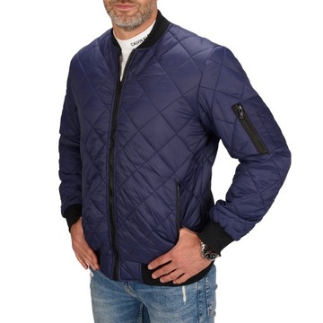 KR01 roz. M KURTKA MĘSKA BOMBER JACKET PIKOWANA