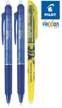 PILOT FRIXION Clicker 0,5 niebieski 2x +zakreślacz