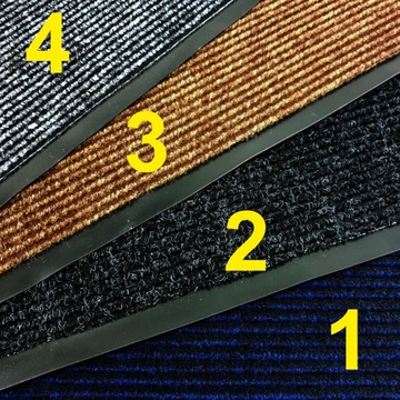 Большой резиновый входной коврик 60х80см, 3 цвета