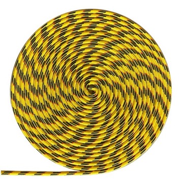 LINA ŻEGLARSKA FAŁOWA 5mm ŻÓŁTO CZARNA - 05662