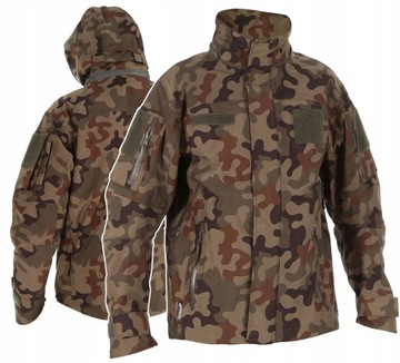 Kurtka Przeciwdeszczowa Męska Wiatrówka Texar Conger Wojskowa PL Camo 4XL