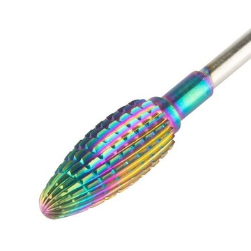 FREZ wolframowy DUŻE WRZECIONO ŁEZKAstożek tęczowy cobalt rainbow
