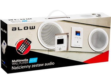 NAŚCIENNE PODTYNKOWE RADIO BLOW NS01 HOL RECEPCJA WC ŁAZIENKA POCZEKALNIA