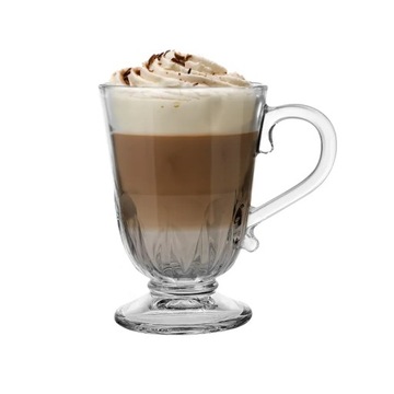 Szklanka do kawy latte herbaty Siena Pawie pióro 320 ml