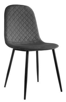 KRZESŁO WELUROWE NOWOCZESNE TAPICEROWANE PIKOWANE ELEGANCKIE TRWAŁE