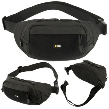 NERKA TAKTYCZNA SASZETKA TORBA BIODROWA M-TAC WAIST BAG - CZARNA BLACK