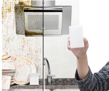 Меламиновая губка K2 Magic удаляет стойкие пятна.