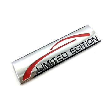 emblemat LIMITED metalowy naklejany 90mm V.1 CHROM