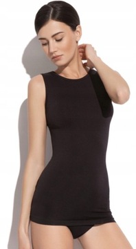 ФУТБОЛКА GATTA ЖИЛЕТ НА ТОЛСТЫХ РЕМЕНКАХ ЧЕРНАЯ M