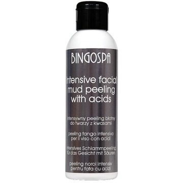 BINGOSPA Intensywny peeling błotny do twarzy z kwasami 120 g