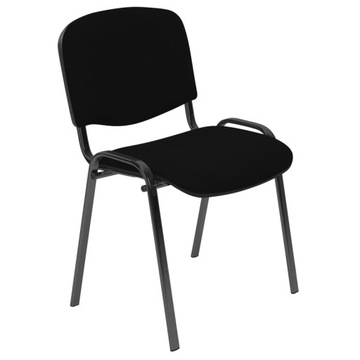 KRZESŁO KONFERENCYJNE ISO BLACK CZARNE 1SZT.
