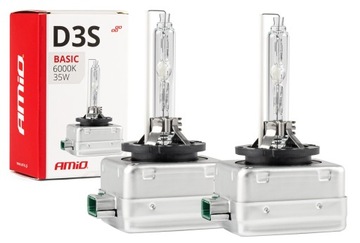2x ŻARÓWKA, ŻARNIK XENON KSENON Amio D3S 35W 6000K