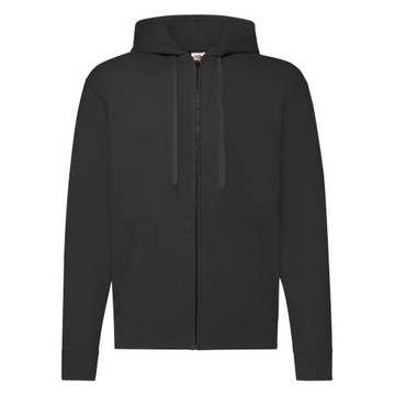 BLUZA FRUIT OF THE LOOM Z KAPTUREM BLACK XL