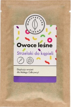 MANUFAKTURA PIĘKNA Owoce Leśne strzelaki do kąpieli 30 g,