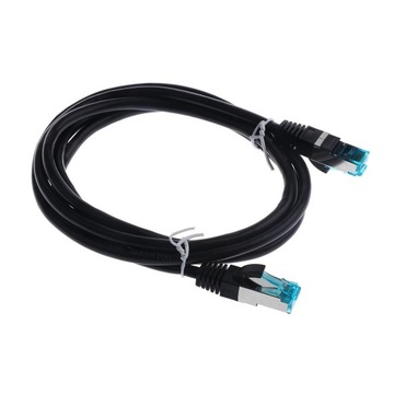 Kabel Ethernet Black Cat 5e Sieć internetowa