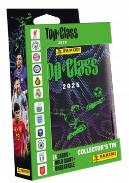FIFA TOP CLASS 2025 mini PUSZKA 3 SASZETKI 1 HOLO 1 UNBEATABLE = 26 kart