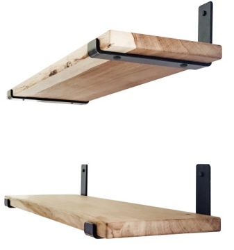 WSPORNIK PÓŁKI UCHWYT 25CM PODPÓRKA CZARNY