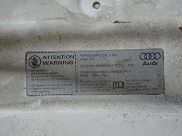 AUDI A3 8P FACELIFT 08-12 KAPOTA KRYT MOTORU ORIGINÁLNÍ OEM LY9C