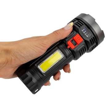Светодиодный фонарик USB 2в1 + солнечная панель VERGIONIC