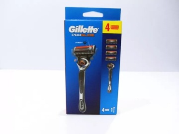 GILLETTE PROGLIDE 4 WKŁADY + MASZYNKA DO GOLENIA