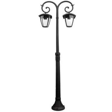 LAMPA OGRODOWA PARKOWA latarnia stojąca PODWÓJNA