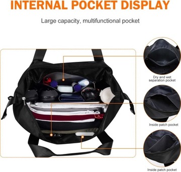 СПОРТИВНАЯ СУМКА ДЛЯ ЗАЛА, ВМЕСТИТЕЛЬНАЯ, большая дорожная сумка ДЛЯ ОКСФОРДА НА ПЛЕЧАХ. КАЧЕСТВО