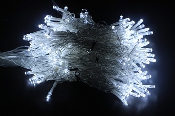 Kurtyna świetlna LED - 6x3m zimny biały+pilot