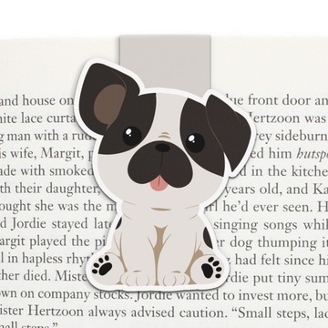 Закладка - Бульдог - подарок, планировщик