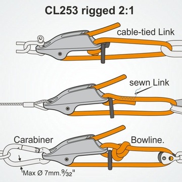 Clamcleat CL253 рифленый шип 4 мм