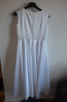 780 зл. красивое платье для причастия 152 см белое