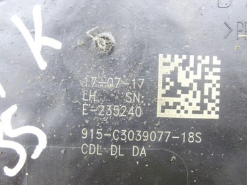 OPEL ASTRA K 15-22 ZÁMEK DVEŘE PRAVÝ PŘEDNÍ + TÁHLO 5 PIN 915C3039077