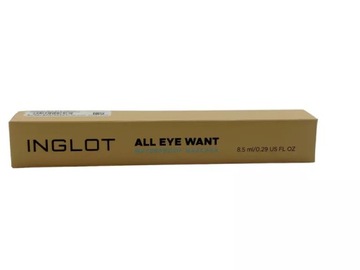 INGLOT ALL EYE WANT WODOODPORNY TUSZ DO RZĘS 8,5ML