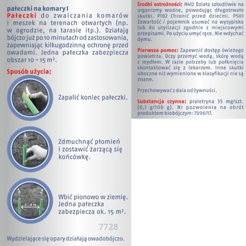 4X SPIRALA NA KOMARY MESZKI Z DEKORACYJNĄ OSŁONKĄ