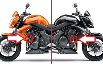 KAWASAKI ER6N ER-6N 2009-2011 - ТВЕРДЫЕ АВТОМОБИЛЬНЫЕ НАКЛАДКИ