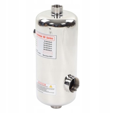 ТЕПЛООБМЕННИК ДЛЯ БАССЕЙНА MF135-40KW ОТОПЛЕНИЕ