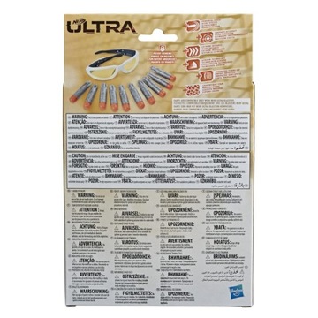 NERF ULTRA OKULARY + STRZAŁKI 10 SZT. E9836