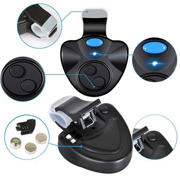 2 X ELEKTRONICZNY SYGNAŁ ALARMOWY DO GRYZIENIA, DZWONKI WĘDKARSKIE NA WĘDKI