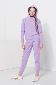 СПОРТИВНЫЙ КОСТЮМ DC HEATHER KANGAROO + ЭЛАСТИЧНЫЕ БРЮКИ 146