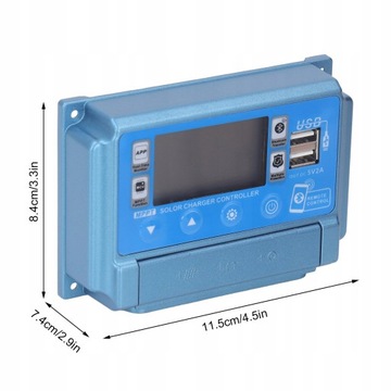 СОЛНЕЧНЫЙ РЕГУЛЯТОР 50A 12V-60V MPPT КОНТРОЛЛЕР ЗАРЯДКИ BLUETOOTH