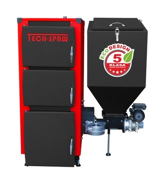 PIEC KOTŁY KOCIOŁ Z PODAJNIKIEM 19KW - MAX OPCJA