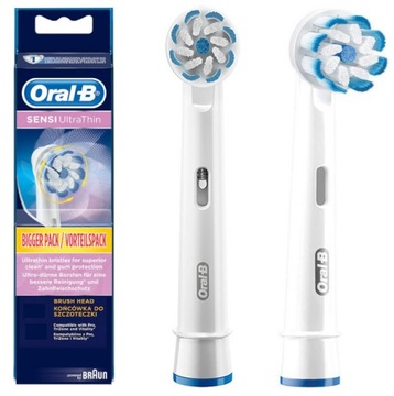 2x 100% ORYGINALNA KOŃCÓWKA ORAL-B SENSI ULTRATHIN DO SZCZOTECZKI