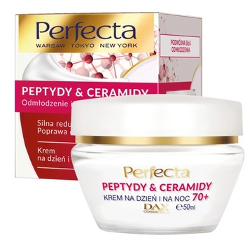 Perfecta Peptydy i Ceramidy Krem do twarzy 70+