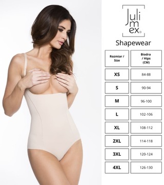 Julimex 219 L черный корректирующий боди для похудения