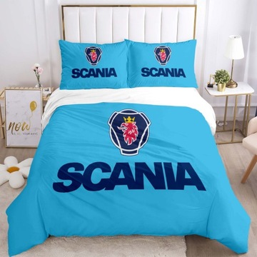 Zestaw Pościeli Ciężarówka Scania Komplet Poszwy