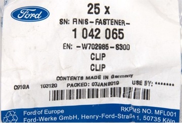 SPINKA LISTWY PROGU MONDEO S-MAX MK1-4 FORD OE 1042065 _ W702985-S300