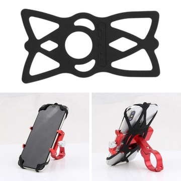 Мотоциклетный силиконовый держатель для телефона Универсальный велосипедный телефон черный
